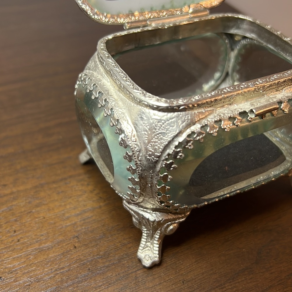 Rare Vintage Glass Box